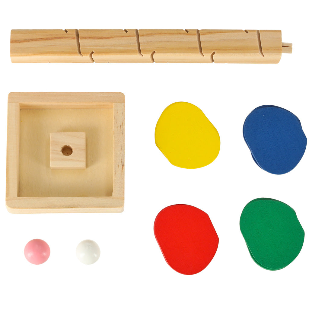 Jucarie educationala pentru copii, Zola®, model arbore, multicolor, din lemn, cu mingiute, 19.5 cm Jucarie educationala pentru copii, Zola®, model arbore, multicolor, din lemn, cu mingiute, 19.5 cm